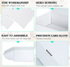 Shipping Boxes 12x9x4, HERKKA 20 PACK White Corrugated Cardboard Mailer