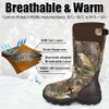 DRYCODE Hunting Boots Men Waterproof Rubber Steel Shank 1000g Reed Grass 13