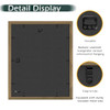FrameWorks 16”x20” Wooden Poster Frame, Glossy - 2 Pack New