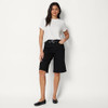 AEWM30548M26 Amazon Essentials Women's Relaxed-Fit Mid-Rise Long Jean Shorts New