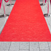 Blue Panda Red Carpet Runner Party 3' x 50' Red Polyester Carpet New