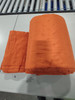 BEDSURE MICROFIBER QUEEN QUILT BEDSHEET SET - ORANGE