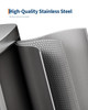 GARVEE STEP-ON STAINLESS STEEL KITCHEN TRASH CAN - 13 GA /50 2X 16.5 X 12.5IN