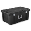 Sterilite Footlocker Stackable Storage Bin with Latching Lid Wheels B00ESLT6NE New