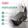 Sterilite Footlocker Stackable Storage Bin with Latching Lid Wheels B00ESLT6NE New