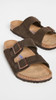 0961311 BIRKENSTOCK ARIZONA UNISEX SANDALS SIZE 10 MEN EU M43 MOCHA New