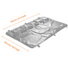CyclingDeal Tailgate Bike Pads - 61.4" Wide - Bicycle Rack Cover Pickup Truck New