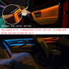 CHUANGHUI Car Interior Door LED Lighting Ambient Light Trim Strip - BLUE New