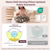 MOMCOZY ORIGINAL NURSING PILLOW FOR BREASTFEEDING, MORE SUPPORT FOR MOM - GRAY