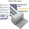Weight Pedic Adult Weighted Blanket 60” x 80” 15 lbs| (Grey, 6080 15lbs) NEW New