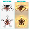 OSGNER Ceiling Fans with Lights Low Profile Lighting Ceiling Fans New