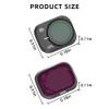 Mini 3 Pro ND8 Filters ND Polarizer Filter ND8 Filters Set for DJI Mini 3 Pro RC New