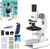 NMM MICROSCOPE 200 X 4800 X MAGNIFYING GLASS CHILDREN, PORTABLE MICROSCOPE SET