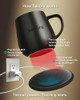 Savora SAVORA 12OZ INTELLIHEAT COFFEE MUG BARISTA’S CHOICE WIRELESS - BLACK