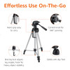 Amazon Basics 60-inch Lightweight DSLR Tripod with Bag, Black New