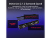 ASUS ROG Gjallar Gaming Soundbar, 2.1.2 Dolby Atmos Surround Sound, 6.5-Inch 65W