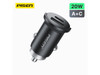 PISEN-Quick USB-C+USB-A 20W Mini Car Charger