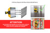 Crowd Control Warehouse CCW Series WMB-220 Wall Mount Retractable 15 Foot ABS