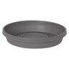 Bloem Terra Plant Saucer Tray for Planters 17-24" - Charcoal Gray New