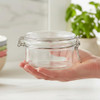 BLUESKY TRADING MINIWARE 10 OZ FLAT MASON JAR 4″ X 2.5″ 24 COUNT BT-2464 - CLEAR New