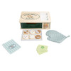 Pearhead Wooden Bakery Play Food Set, 25-Piece Baking Oven Toy New