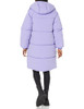 Amazon Essentials Women's Oversized Long Hooded Insulated Puffer Jacket Purple New