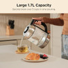 CUCKOO 1.7L GLASS KETTLE TEA INFUSER, CK-G170BS - SILVER