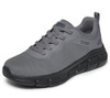 SKECHERS MEN'S BOBS B FLEX-ARCH COMFORT EDGE SNEAKER - SIZE 8 - DARK GRAY
