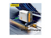PISEN 30W GaN Fast Charging Retractable Wall Charger Set White (US)