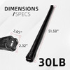 Signature Fitness Weighted Workout Bar Exercise Bar 30-Pound Multiple sizes New
