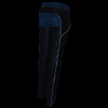 Milwaukee Leather LKL6700 Women Classic Black Leather Chaps Hip Pocket Size: 3XL New