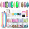 Mobray Dip Powder Nail Kit Starter 8 Colors Classic Nail Art Manicure New