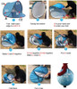RIJER Instant Sun Shade Tent POP UP Family UV Play Beach Tent Cabana Anti UV New