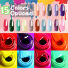 BSASURB Gel Nail Polish Starter Set 15 Colors - Pink New