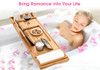 HBlife Bamboo Bathtub Caddy Tray Durable, Non-Slip, One or Two Person B07GR124XB New