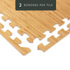 Forest Floor 3/8 Inch Thick Foam Tiles, Premium Wood Grain, 24 Sq Ft, B010MCY0RY New