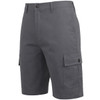 BLU ROCK ROAMING SOUL COTTON FLEX STRETCH CARGO SHORTS - SIZE: MEN 30 - CHARCOAL