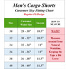 BLU ROCK ROAMING SOUL COTTON FLEX STRETCH CARGO SHORTS - SIZE: MEN 30 - CHARCOAL