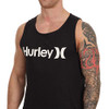 MTK0004160 HURLEY MEN'S ONE & ONLY GRAPHIC TANK TOP SIZE: MEN X-LARGE - BLACK New