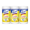 LYSOL DISINFECTING WIPES MULTI-SURFACE CLEANER LEMON 80 CT 3 PACK 240 TOTAL New