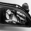 AKKON - For Toyota Corolla Black Replacement Headlights Head Lamps Amber Corner New