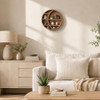Nimpro Wooden Crescent Moon Shelf Wall Decor — Aesthetic Floating Light Brown