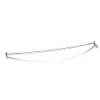 KOHLER Expanse curved shower rod traditional design polished stainless K-9349-S