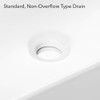 Miligoré 19" x 15" Rectangular White Ceramic Vessel Sink - Modern Above Counter New