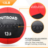 Max4out Wall Ball Textured Surface Fitness Gym Equipment for Strength New