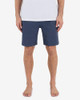 HURLEY PHANTOM HEATHER 20 MEN'S WALKSHORTS - SIZE 36 - OBSIDIAN New