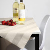 Luxury Table Protector, 2in1 Table pad, B0B6ZGKSL4 - Dove / Silk Stripe New