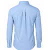 JAMES TAILOR MEN' SLIM FIT LONG SLEEVE STRETCH DRESS SHIRT SIZE: L - LIGHT BLUE New