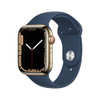 For Parts: APPLE WATCH 7 (GPS + CELLULAR, 45MM) - GOLD STEEL -CANNOT BE REPAIRED - PHYSICAL
