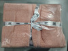 BIBB HOME 6 PIECE EGYPTIAN COTTON TOWEL SET - SOLID CORAL New
